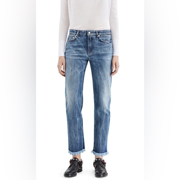 Acne Studios Row Fringe CLTVT Jeans - Picture 1 of 12